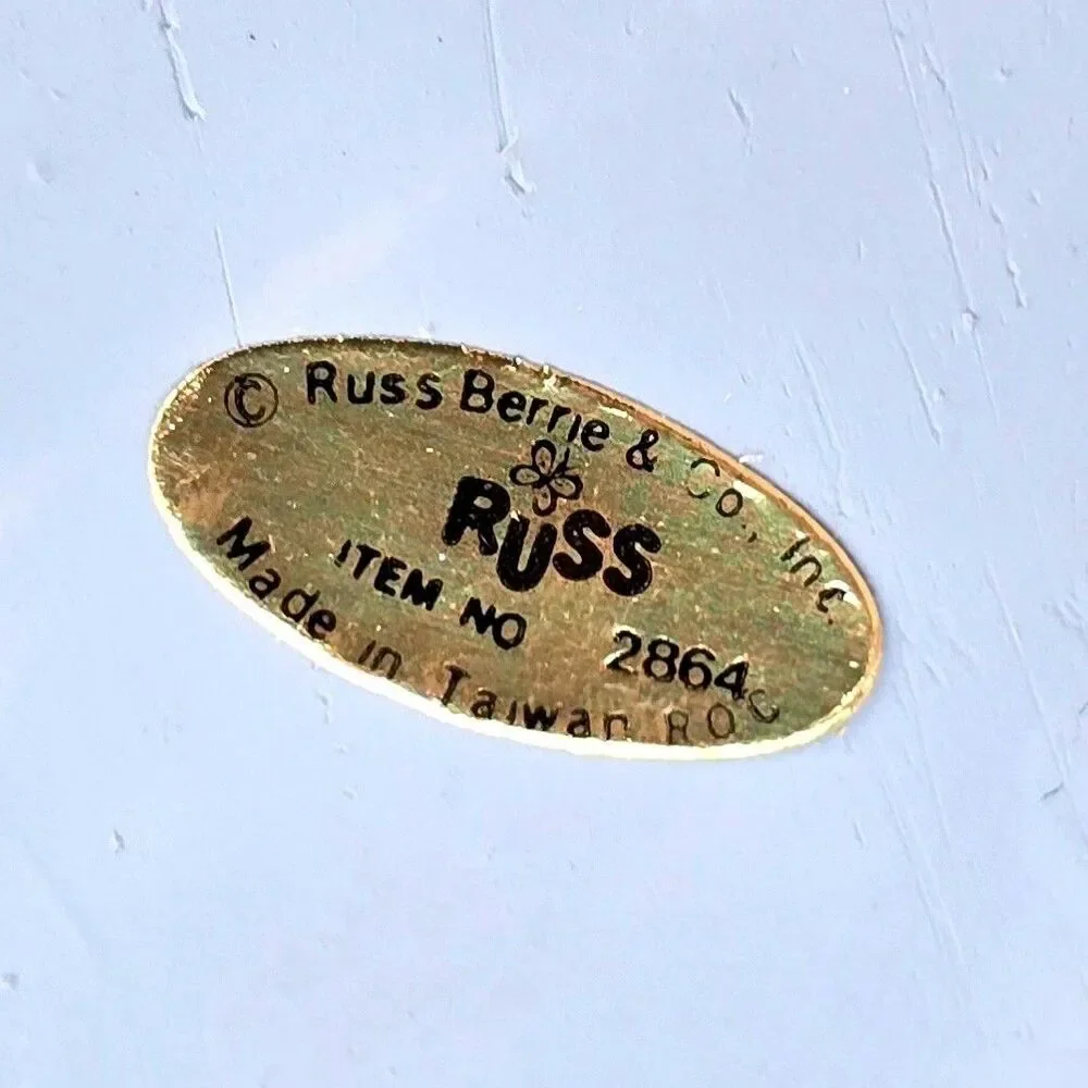 Vtg 80s Russ Berrie Christmas Keepsakes Someone Special Snowflake Ornament 2864